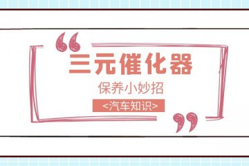 如何保养三元催化器