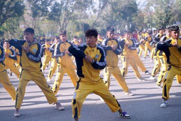 风华正茂意气发：2023级新生军训汇演全程高燃